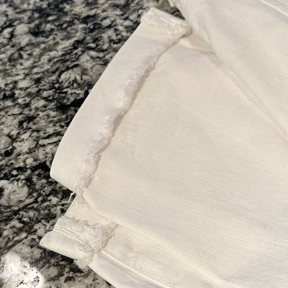 NYDJ Ami Skinny Ankle Jeans with Cuff in Opti White - 24W - NWT - Picture 5 of 9